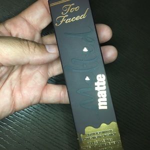 Too faced matte lipstick in color: EVIL TWIN 💄